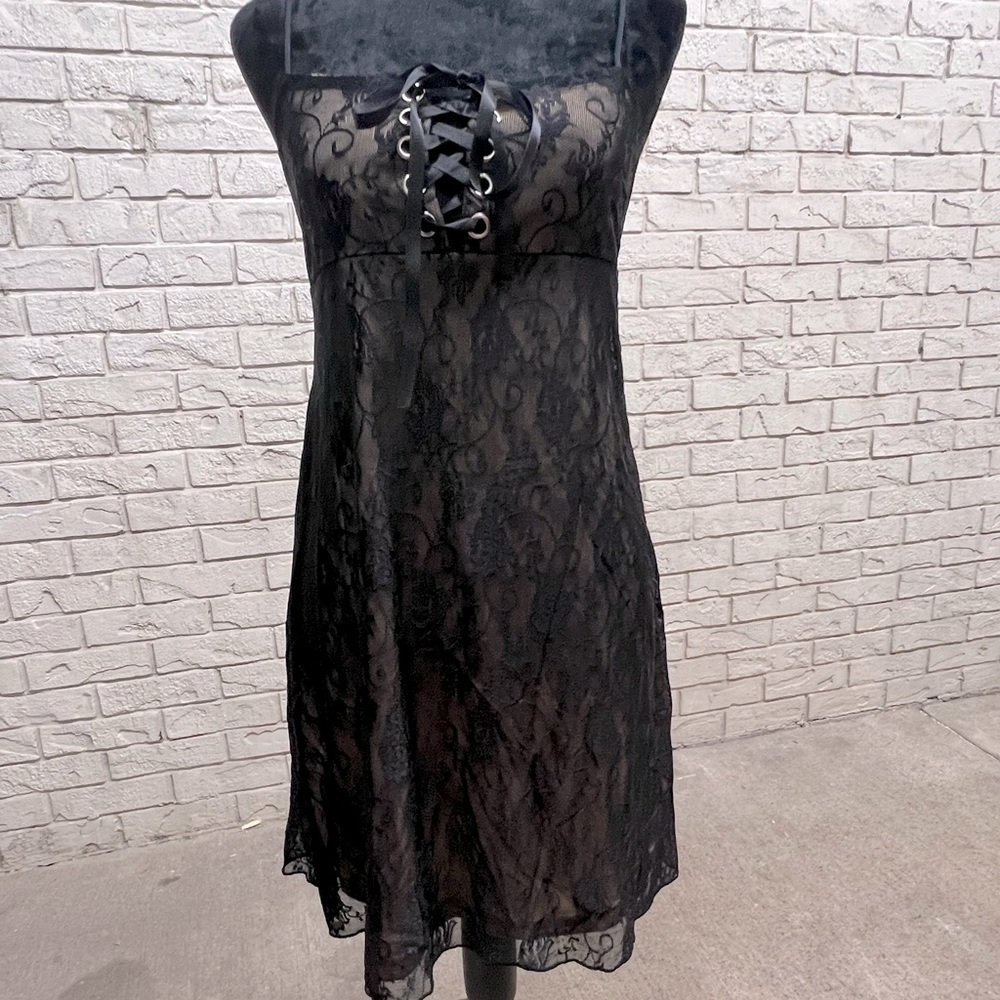 Layered, outer layer sheer dress